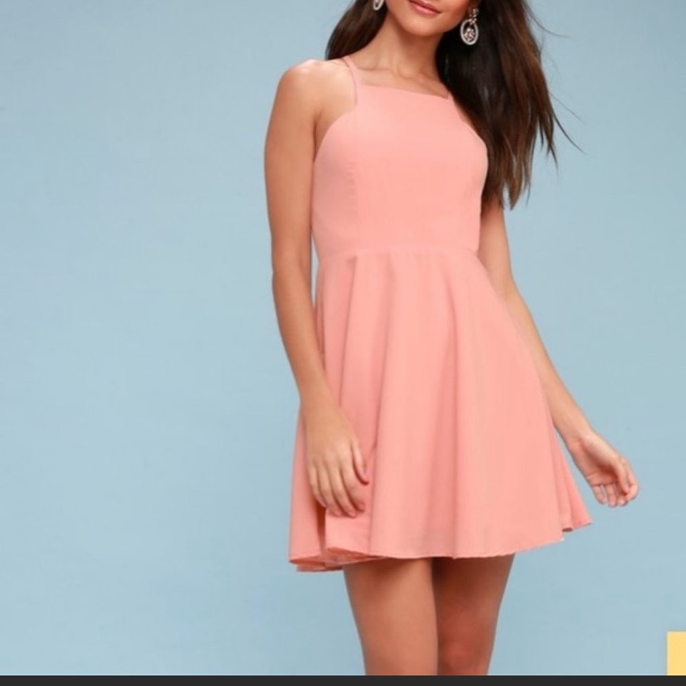 Lulus Call to Charms Skater Dress